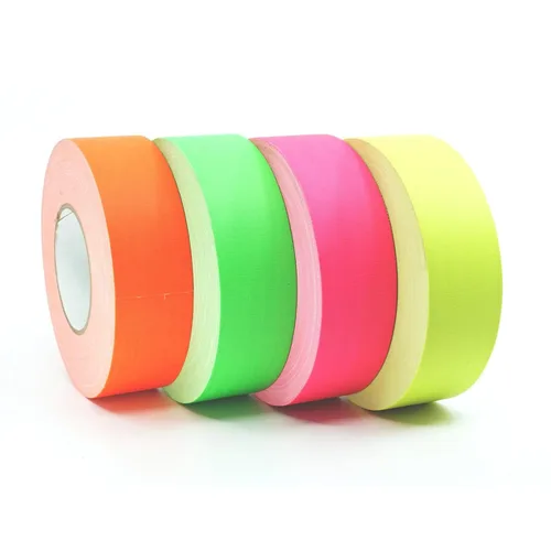 Miniatura 4 de ISC Racers Tape NEON DULL-FINISH/YEL210 ISC Cinta de corredor con acabado mate neón de 2" x 30 pies, amarillo fluorescente