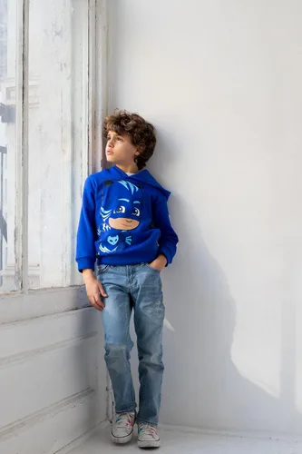 Miniatura 2 de PJ Masks Catboy Owlette Gekko SizeRangeDescription1 Sudadera con capucha de forro polar SizeDescription1