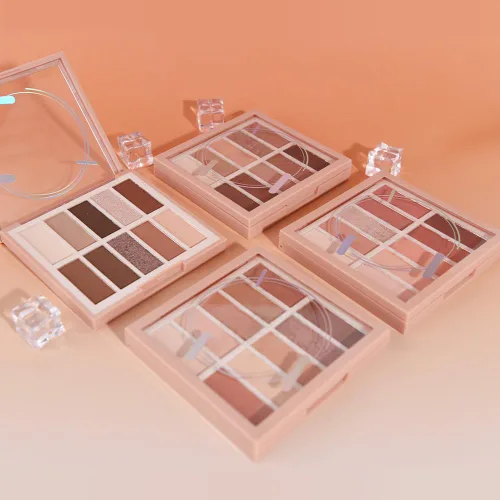 Miniatura 6 de Paleta de sombra de ojos neutra, paleta de sombras de ojos color crema de bronce marrón mate, paletas de maquillaje para mujeres, sombras de ojos
