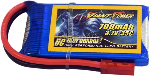 Miniatura 7 de 3.7 V 1S 700 mAh 35C LiPo batería JST Plug para Mini RC Avión Helicóptero Quadcopter