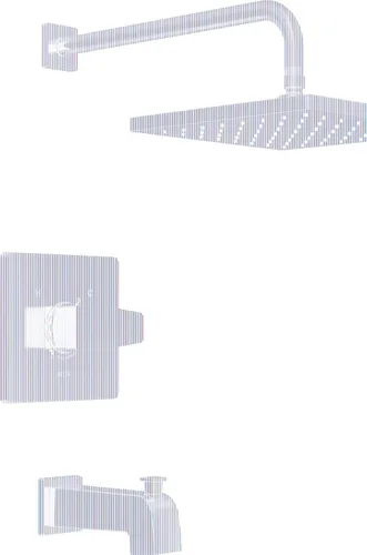 Miniatura 12 de Delta Faucet Modern Kit de Molduras Cromado de Una Sola Manija para Bañera y Ducha, Grifo de Ducha con Cabezal de Ducha de Un Solo Rociador Cromo