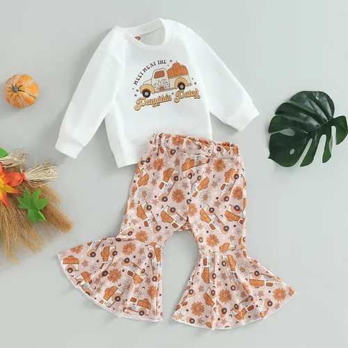 Miniatura 3 de Conjunto de ropa de Navidad de manga larga para bebé niño, sudadera de Navidad sin botones y pantalones para otoño e invierno