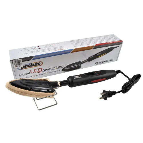 Hierro de sellado Prolux 1362 Eléctrico LCD Digital Chapa Borde Banding Hierro Sellado 110V US Temperatura estándar 212.0-428.0 °F