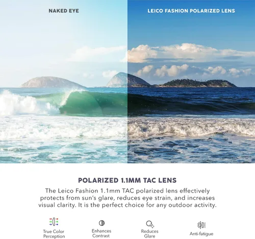 Miniatura 4 de LEICO FASHION Gafas de sol polarizadas retro para niños y niñas de 3 a 12 años inastillables con protección UV para niños pequeños