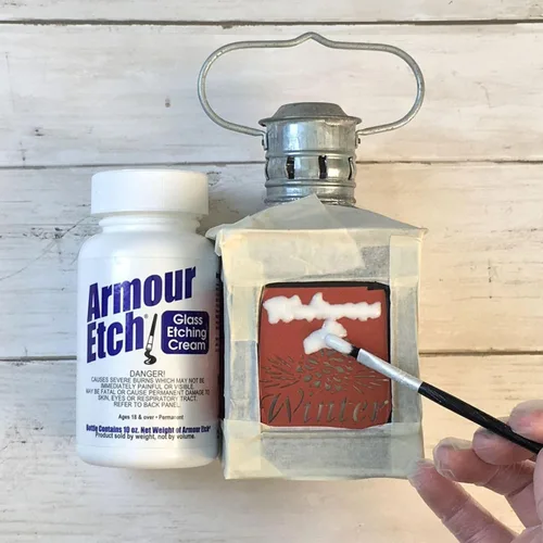 Miniatura 3 de Armour Glass - Crema para grabado (10 onzas).