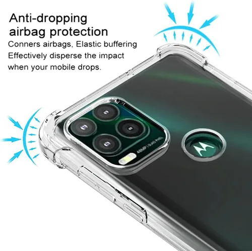 Miniatura 5 de Osophter Funda para Moto G Stylus 5G con 2 protectores de pantalla transparente y esquinas reforzadas, TPU para Motorola Moto G Stylus 5G