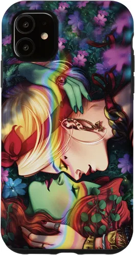 Miniatura 8 de iPhone 16 DC Comics Pride Harley Quinn & Poison Ivy Nose Touch Case
