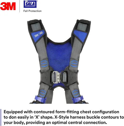 Miniatura 3 de 3M Unisex Dbi-sala 3m Exofit X300 X-style Positioning Construction Safety Harness
