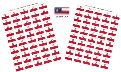 Miniatura 167 de 100 calcomanías de la bandera de Alaska; 1.5" x 1" hechas en Estados Unidos, calcomanías autoadhesivas de la bandera del estado para álbumes