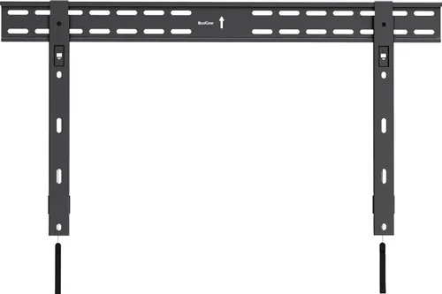 QualGear QG-TM-002-BLK - Soporte de pared fijo y ultra delgado de 37 a 70 pulgadas, perfil bajo, universal para televisores LED, color negro