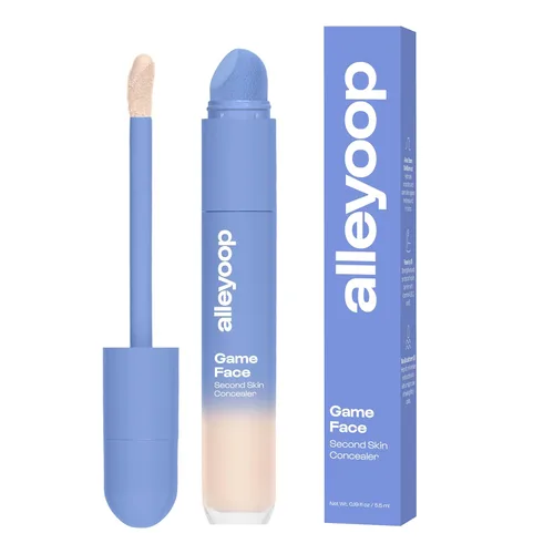 Miniatura 9 de Alleyoop Game Face Makeup Corrector - Corrector ligero y acumulable para debajo de los ojos para ojeras, fórmula de crema hidratante para mujeres