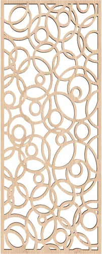 Miniatura 2 de Latrobe Paneles de pared decorativos de madera con calado, 9 3/8 pulgadas de ancho x 24 3/8 pulgadas de alto x 3/8 de alto, roble rojo rojo (Red Oak)
