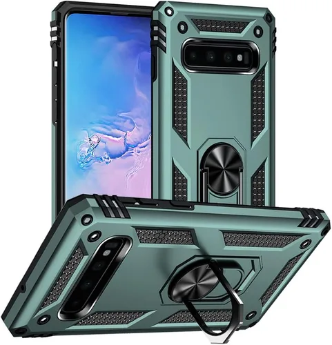 Miniatura 14 de Funda para Samsung Galaxy S9, Galaxy S9, [grado militar de 16 pies a prueba de caídas], anillo a prueba de golpes para Samsung Galaxy S9, verde