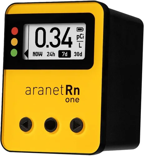 Miniatura 9 de Radon One - Detector de radón rápido para el hogar con respuesta de 10 minutos, pantalla de tinta electrónica, alimentado por batería, monitor