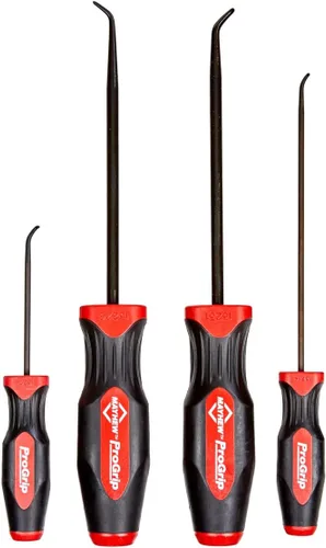 Miniatura 20 de Mayhew Tools 13091 ProGrip - Juego de púas largas en miniatura, acabado de óxido negro, juego de 4 piezas