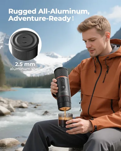Miniatura 2 de cafetera espresso portátil (negro)