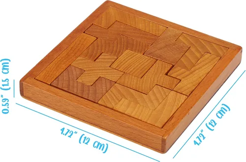 Miniatura 5 de Rompecabezas de Teaser Cerebral de Madera para Niños, Niños y Adultos. Nuevo Nivel de Desafío para Aquellos que Aman un Buen Entrenamiento Mental