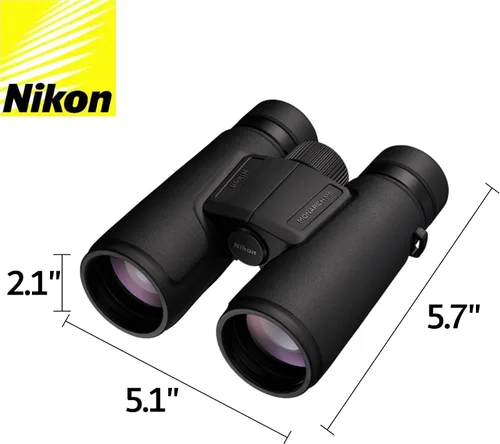 Miniatura 2 de Nikon Monarch M5 8 x 42 (16767) - Paquete de prismáticos negros con lápiz de lente y paño para lentes, binoculares compactos para adultos para caza