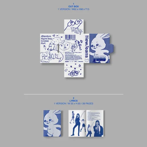 Miniatura 3 de Dreamus NewJeans - 1er EP 'New Jeans' álbum [Ver. Weverse Albums]