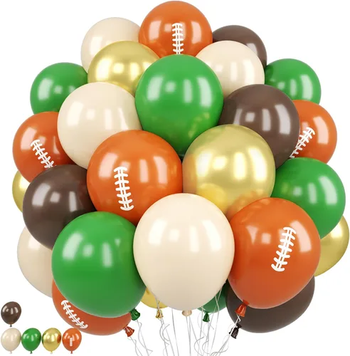 Miniatura 22 de Globos verde salvia y naranja, 12 pulgadas, globos verdes, marrones, naranjas, verde oliva, marrones, beige, globos de la jungla, safari, bosque