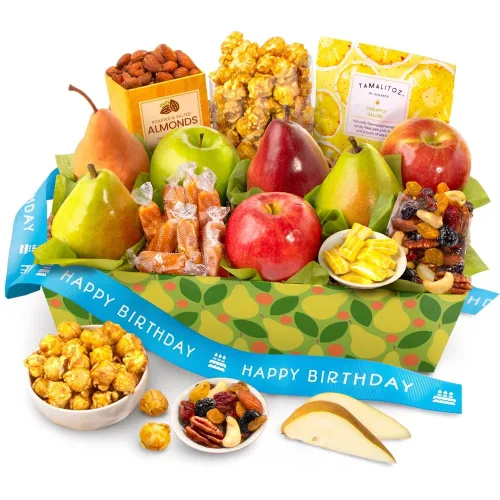 Miniatura 13 de A Gift Inside Get Well Soon Orchard Delight Fruta y Gourmet - Canasta de Regalo