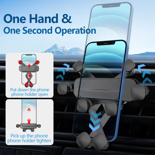 Miniatura 3 de Soporte para teléfono de coche para BMW Serie 5 2024 2025 2026 BMW i5 530i 540i xDrive eDrive40 M60 Accesorios para automóviles Soporte de pantalla