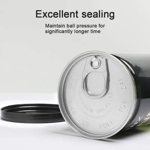 Miniatura 3 de KEVENZ Paquete de 6 pelotas de tenis presurizadas, 2 latas con diseño de sello, pelotas avanzadas para todas las canchas, altamente elásticas, más