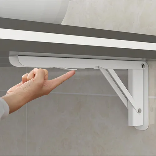 Miniatura 4 de Escritorio montado en la pared, mesa plegable para espacios pequeños, escritorio plegable para lavandería, oficina en casa, estación de trabajo