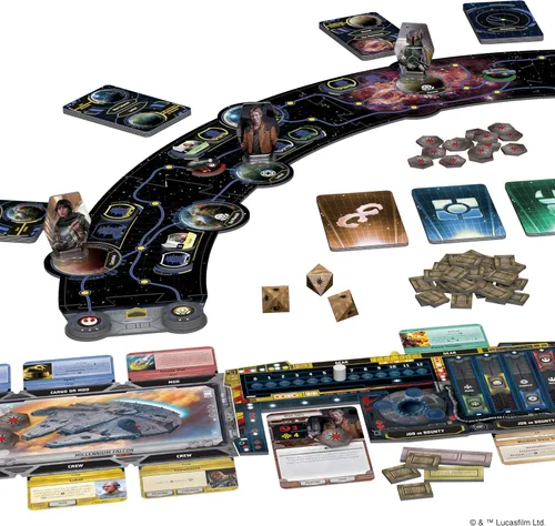 Miniatura 3 de Asmodee Star Wars Outer Rim Juego de mesa - Juego de estrategia, divertida aventura familiar para niños y adultos, a partir de 14 años, 1-4