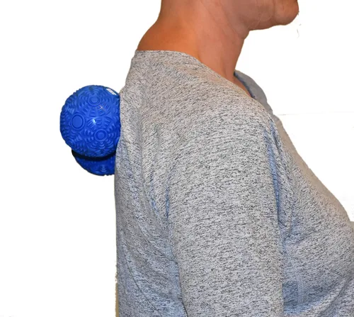 Miniatura 2 de Bolas de terapia de masaje con textura de tejido profundo de alta densidad: para liberación miofascial, nudos musculares, alivio del dolor