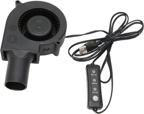 Miniatura 6 de Ventilador de enfriamiento de ventilador de 3.819 x 1.299 in, ventilador USB de 3.8 pulgadas, modo de 3 velocidades, CC 5 V, sin escobillas, 3800