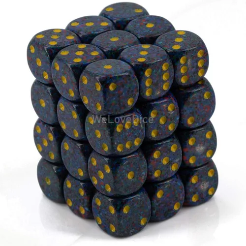 DND - Juego de dados Chessex D&D de 0.472 in, juego de dados poliédricos de plástico crepúsculo moteado, Dungeons and Dragons, incluye 36 dados - D6
