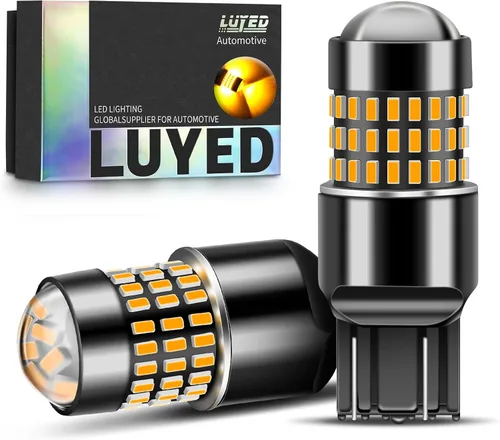 Miniatura 89 de 1156 Bombillas LED Ámbar Amarilla Luz de Señal de Giro 400% de Brillo 1141 1003 7506 Bombillas LED P21W Usadas para Luces Intermitentes Luz Trasera