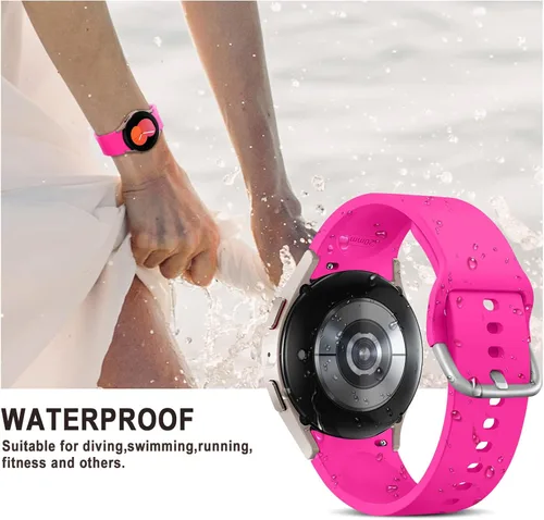 Miniatura 3 de YuiYuKa Correa deportiva para Galaxy Watch 7/6/5/4/FE Band 1.575 in 1.732 in 6/4 Classic Band 1.850 in 1.693 in 1.811 in 1.654 in, correa de Glacier