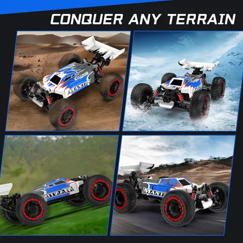Miniatura 7 de ITEFDTUTNE 1:16 Autos de control remoto sin escobillas, camión RC eléctrico todo terreno fuera de carretera de hasta 62 mph, camión monstruo RC 4WD