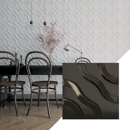 Miniatura 30 de Ekena Millwork WP12X12LAWH 11 7/8 pulgadas de ancho x 11 7/8 pulgadas de alto Lane EnduraWall Decorativo 3D Panel de pared cubre 0.98 pies cuadrados