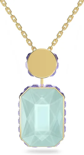 Miniatura 5 de Swarovski Chroma Crystal Pendant Necklace Collection, Gold Tone Finish Setting