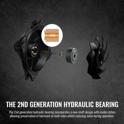 Miniatura 5 de Thermaltake TOUGHFAN 14 Negro PWM 500~2000rpm - Ventilador de radiador circular de alta presión estática de 140 mm con sistema de montaje