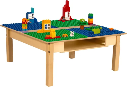 Miniatura 3 de Mesa DUPLO con canal y estante