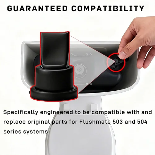 Miniatura 4 de Paquete de 10 válvulas de pico de pato de repuesto para piezas de válvula Sloan Flush Compatible con Flushmate Serie 503 y 504, válvula de retención