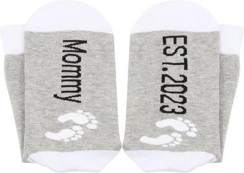 Miniatura 3 de Regalos de embarazo para padres nuevos, calcetines de regalo para papá y mamá