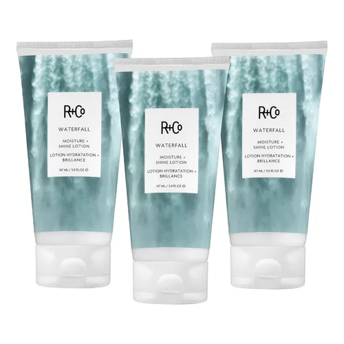 Miniatura 8 de R+Co WATERFALL Moisture + Shine Lotion – Lightweight Hydration & Frizz Control, Softens & Adds Shine, All Hair Types