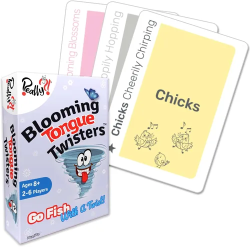 Really?! Divertidos juegos de cartas para niños de 8 a 12 adultos adolescentes, juegos educativos de fiesta familiar con trabalenguas, juegos de