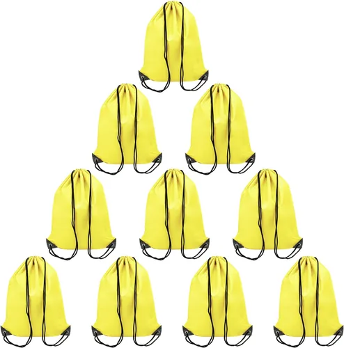 Svaldo Bolsas de cincha de 4 colores, mochila deportiva de poliéster con cordón para hombres y mujeres, bolsa de cincha con cuerdas para hacer