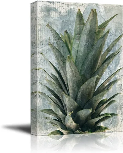 Miniatura 17 de wall26 Lienzo decorativo para pared, diseño de planta suculenta sobre fondo de estilo retro, arte moderno para el hogar, listo para colgar, 12.0 x