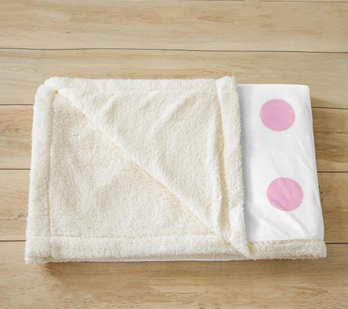 Miniatura 3 de Manta con corona de princesa a la moda para sofá, estampado de corazones rosas y puntos para niños, mujeres y niñas, decoración de habitación, manta