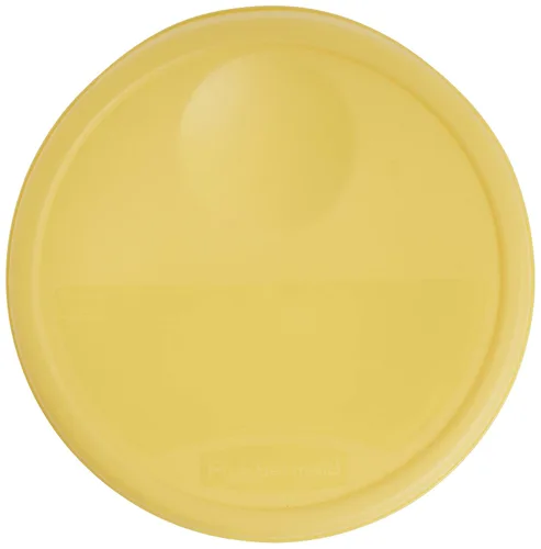 Miniatura 14 de Rubbermaid Commercial Products Recipiente redondo de plástico para almacenar alimentos, 12 cuartos, color blanco, organización/almacenamiento