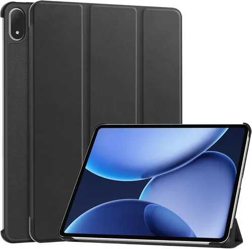 Miniatura 10 de Funda para OnePlus Pad 2 de 12.1 pulgadas, ultrafina y ligera, poliuretano de calidad, resistente a los arañazos, color negro