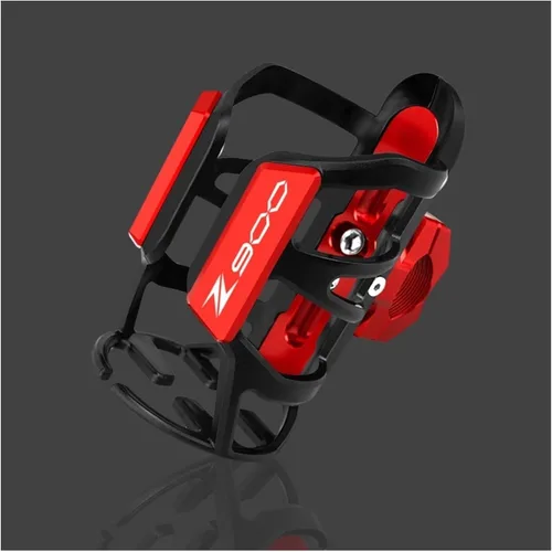 Miniatura 11 de Z - Accesorios CNC para motocicleta Kawasaki Z750 Z900 Z750R/750S ajustable para botella de agua de bebidas soporte X (color Z750 negro)