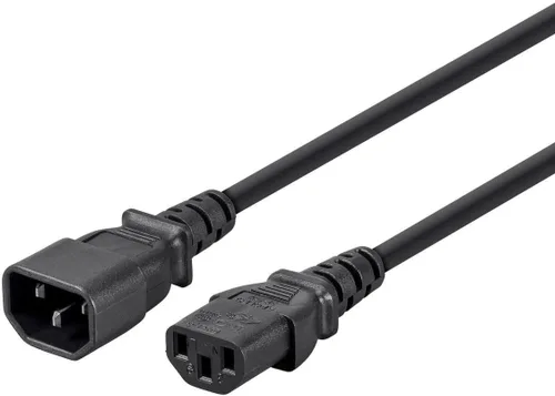 Miniatura 12 de Monoprice 124190 Cable de extensión, 1 pie, negro